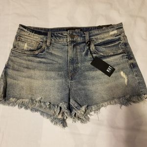 NWT Kut Jane High Rise Short Size 4 Color Blue